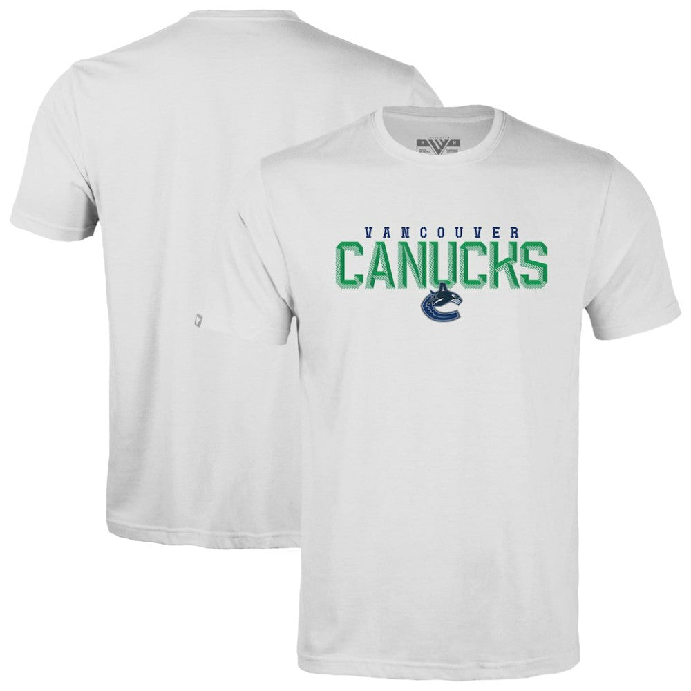 NHL White Vancouver Canucks Levelwear Richmond Carve T-Shirt