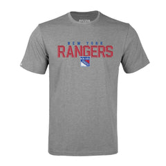 NHL Gray New York Rangers Levelwear Richmond Carve T-Shirt