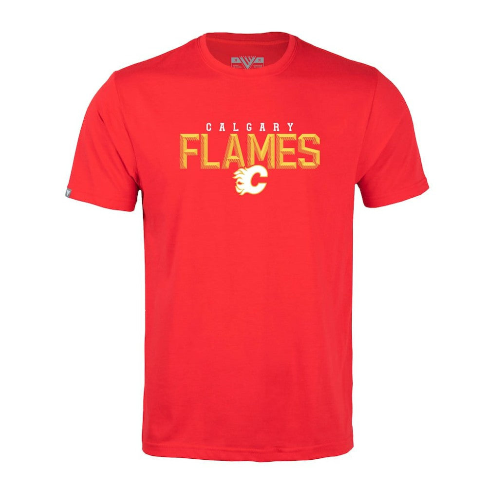 NHL Red Calgary Flames Levelwear Richmond Carve T-Shirt