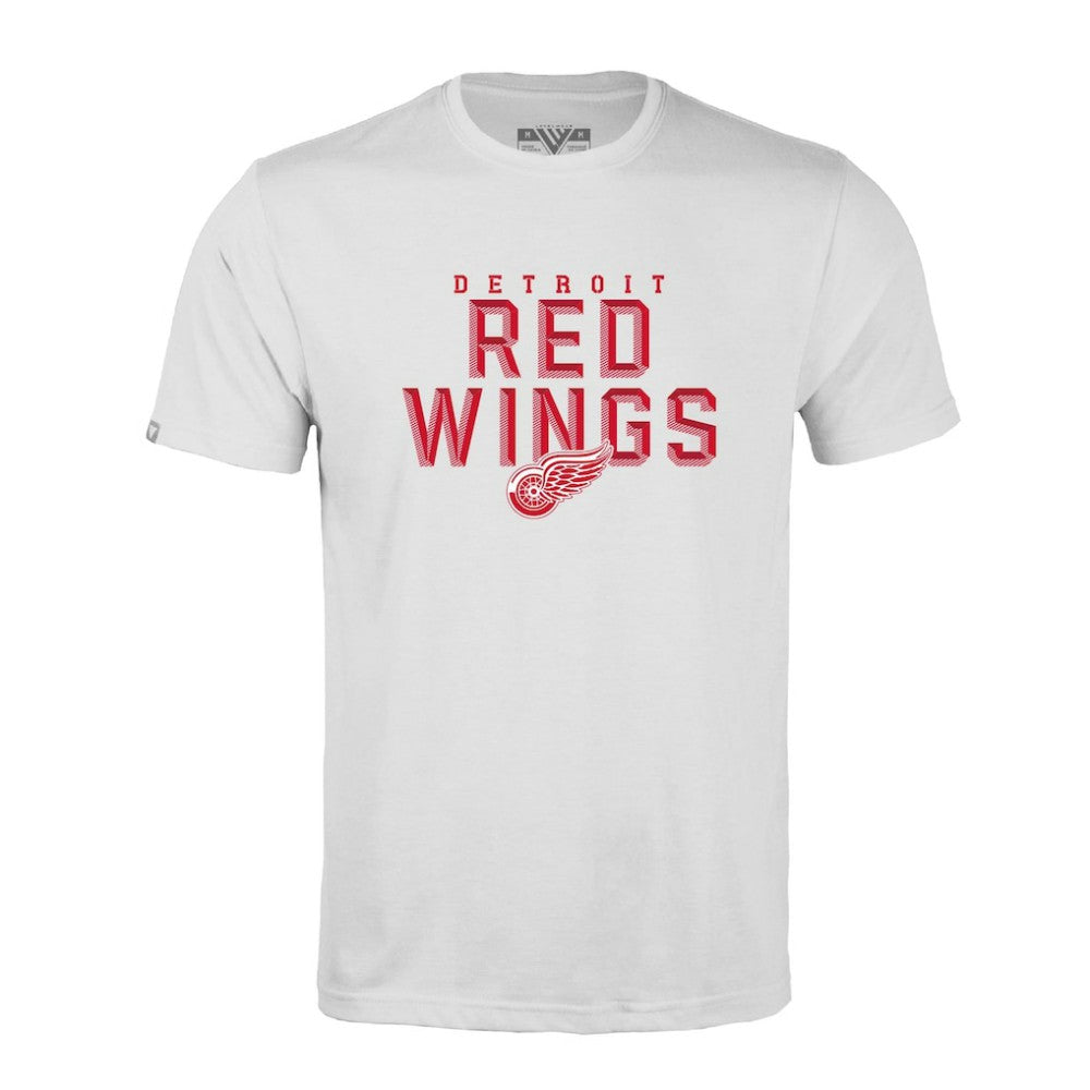 NHL White Detroit Red Wings Levelwear Richmond Carve T-Shirt