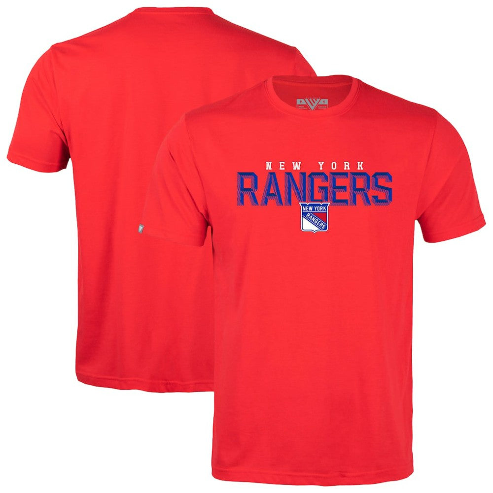 NHL Red New York Rangers Levelwear Richmond Carve T-Shirt