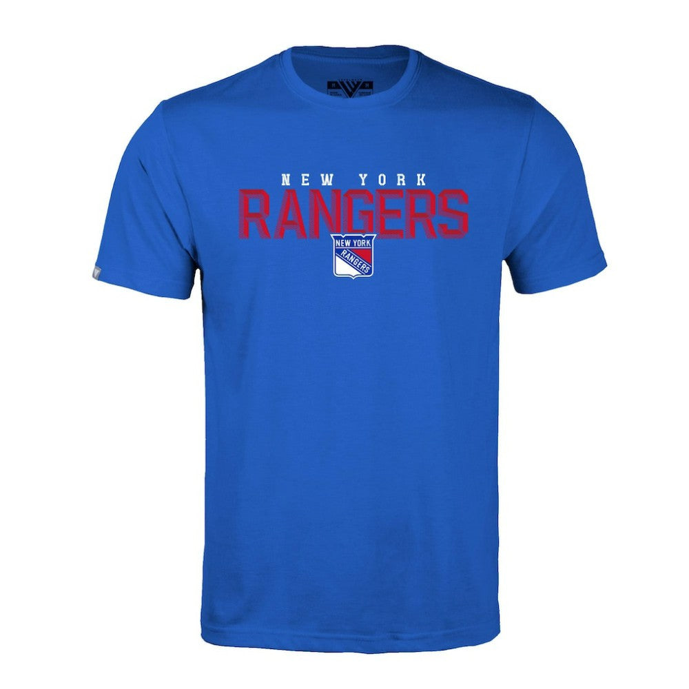 NHL Royal New York Rangers Levelwear Richmond Carve T-Shirt