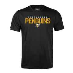 NHL Black Pittsburgh Penguins Levelwear Richmond Carve T-Shirt