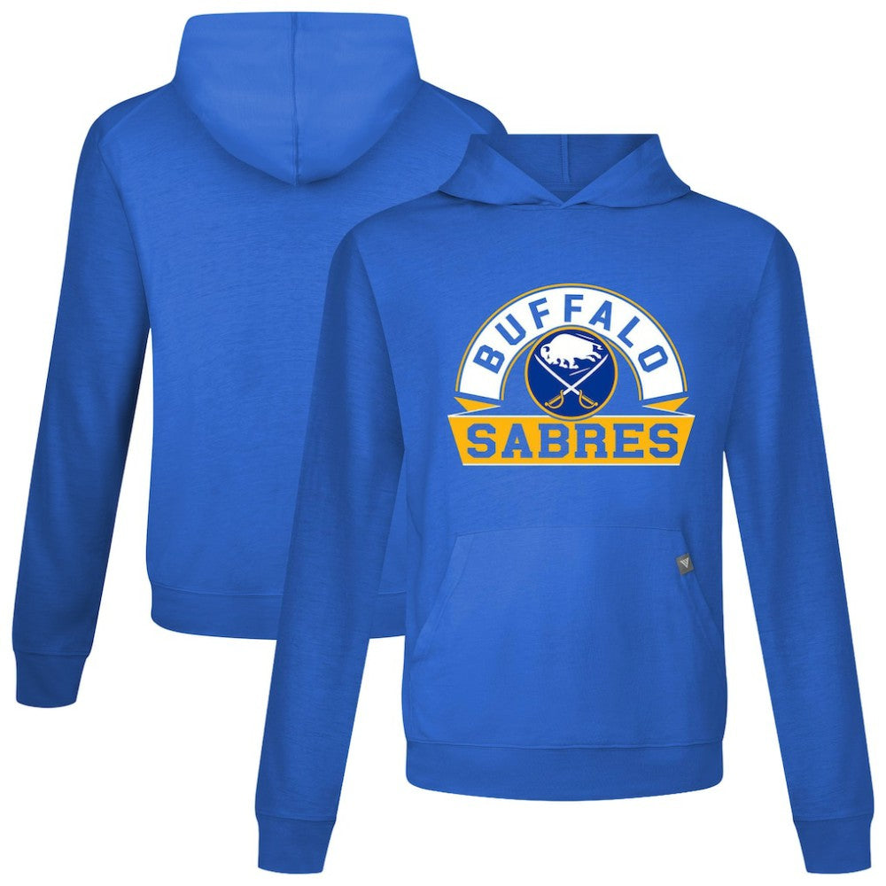 NHL Royal Buffalo Sabres Levelwear Relay Banner Arch Pullover Hoodie
