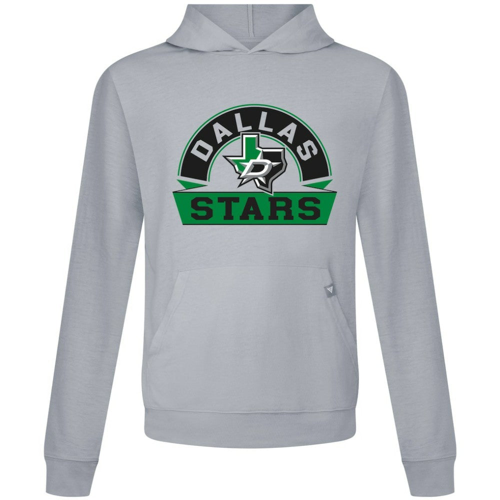 NHL Gray Dallas Stars Levelwear Relay Banner Arch Pullover Hoodie