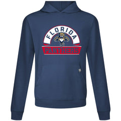 NHL Navy Florida Panthers Levelwear Relay Banner Arch Pullover Hoodie