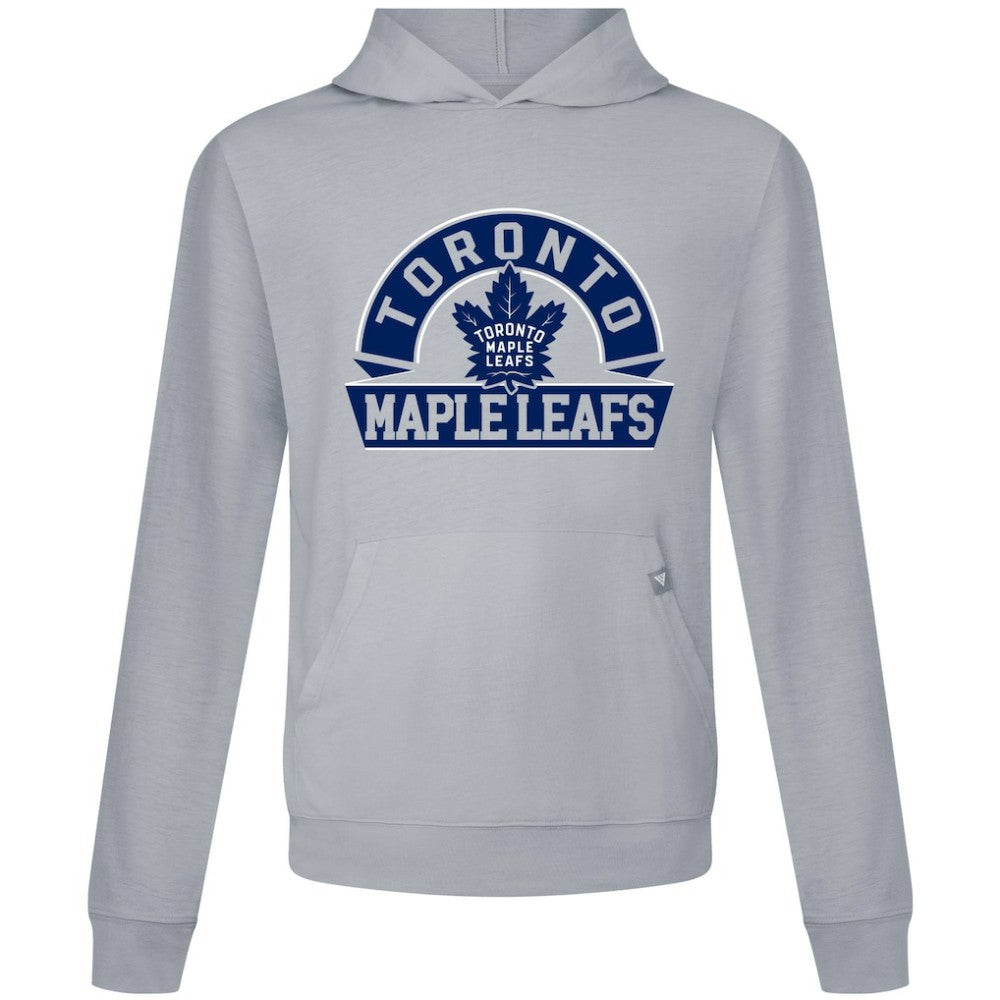 NHL Gray Toronto Maple Leafs Levelwear Relay Banner Arch Pullover Hoodie