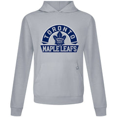 NHL Gray Toronto Maple Leafs Levelwear Relay Banner Arch Pullover Hoodie