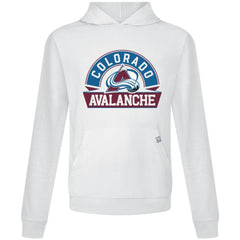 NHL White Colorado Avalanche Levelwear Relay Banner Arch Pullover Hoodie
