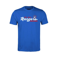 NHL Royal New York Rangers Levelwear Youth Little Richmond Monument T-Shirt