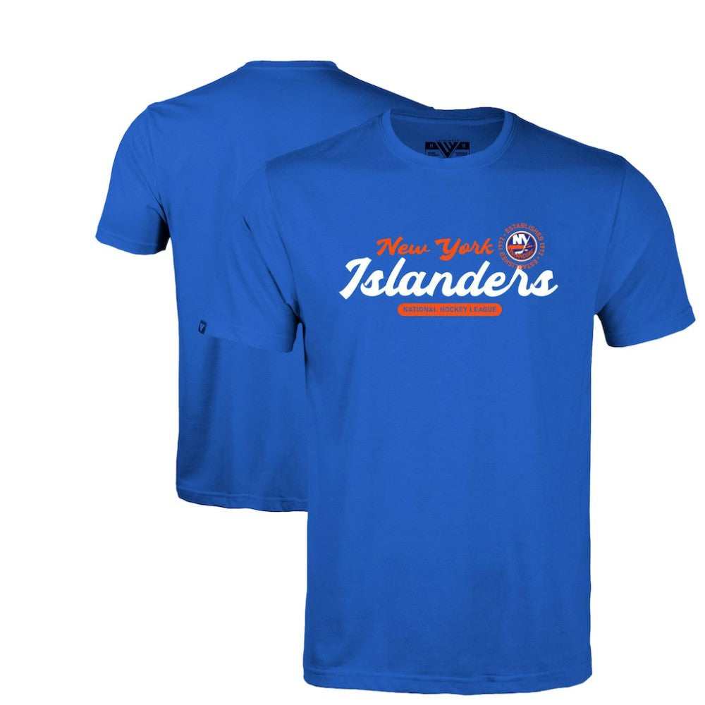 NHL Royal New York Islanders Levelwear Youth Little Richmond Monument T-Shirt