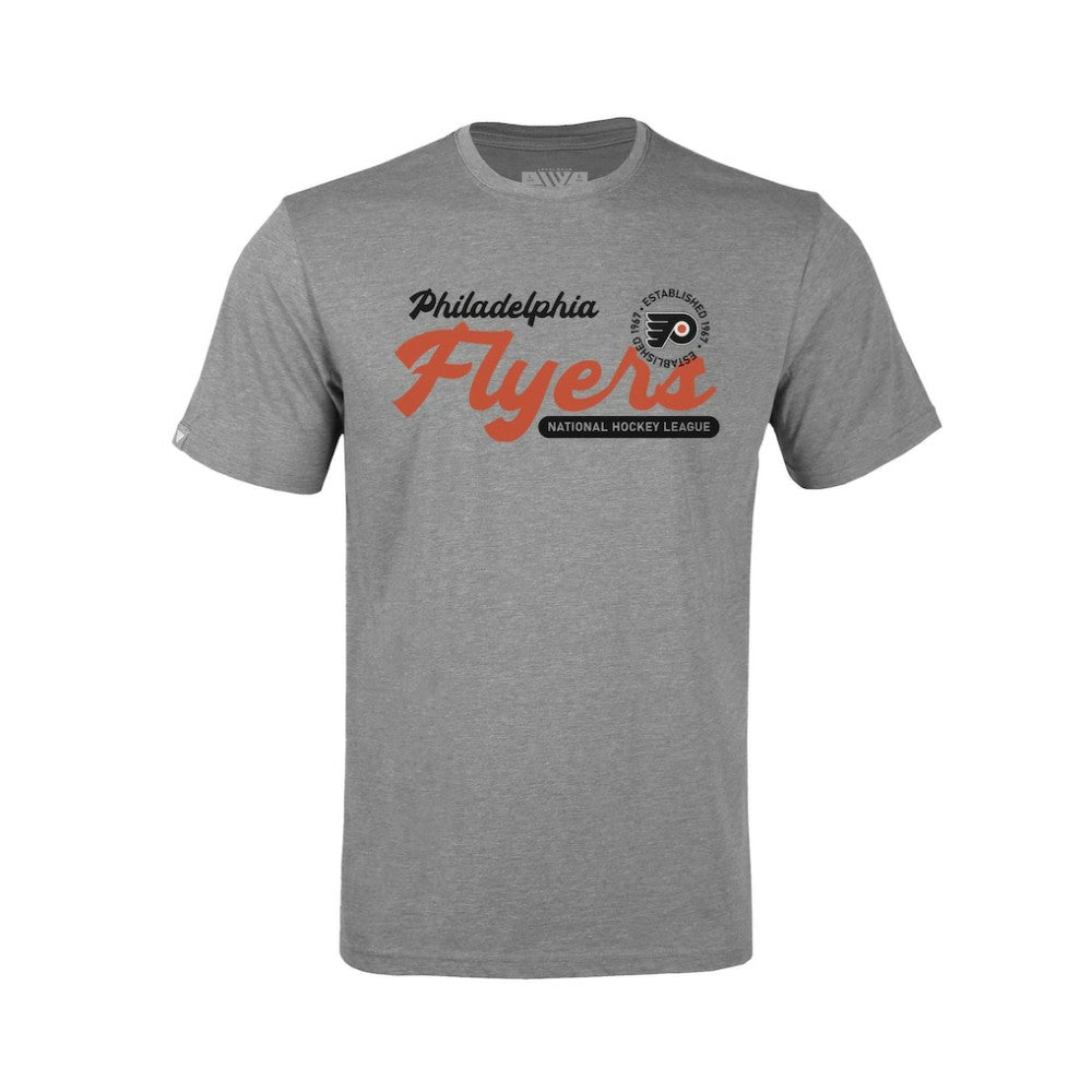 NHL Gray Philadelphia Flyers Levelwear Youth Little Richmond Monument T-Shirt