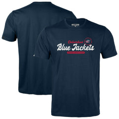 NHL Navy Columbus Blue Jackets Levelwear Youth Little Richmond Monument T-Shirt