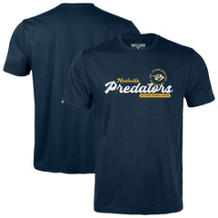 NHL Navy Nashville Predators Levelwear Youth Little Richmond Monument T-Shirt