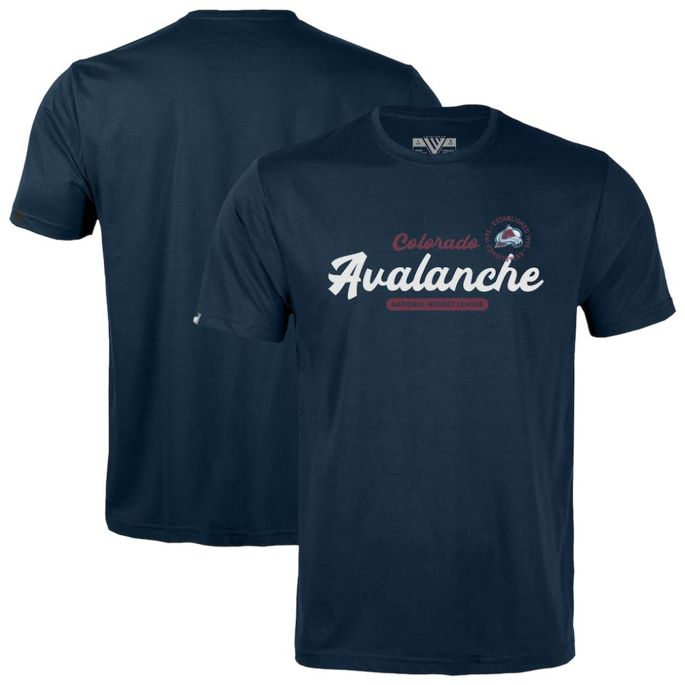 NHL Navy Colorado Avalanche Levelwear Youth Little Richmond Monument T-Shirt