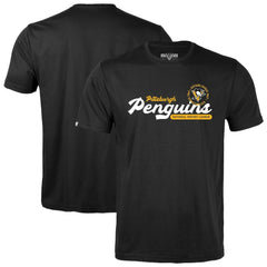 NHL Black Pittsburgh Penguins Levelwear Youth Little Richmond Monument T-Shirt