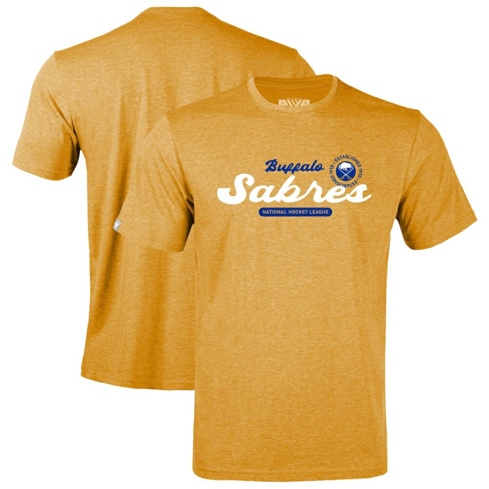 NHL Gold Buffalo Sabres Levelwear Youth Little Richmond Monument T-Shirt