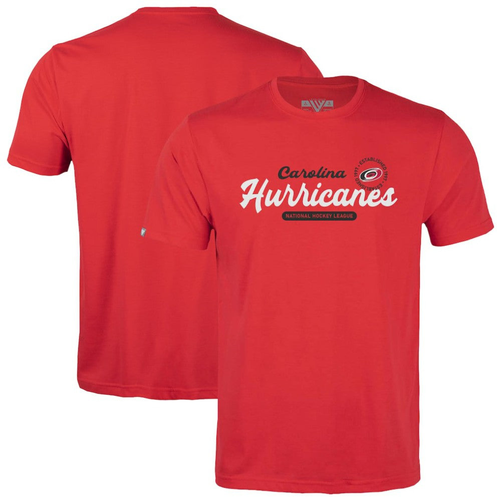 NHL Red Carolina Hurricanes Levelwear Youth Little Richmond Monument T-Shirt
