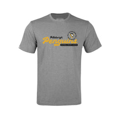 NHL Gray Pittsburgh Penguins Levelwear Youth Little Richmond Monument T-Shirt