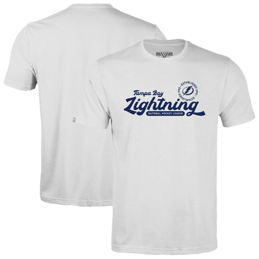 NHL White Tampa Bay Lightning Levelwear Youth Little Richmond Monument T-Shirt
