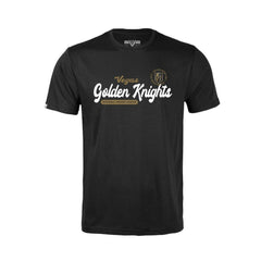NHL Black Vegas Golden Knights Levelwear Youth Little Richmond Monument T-Shirt