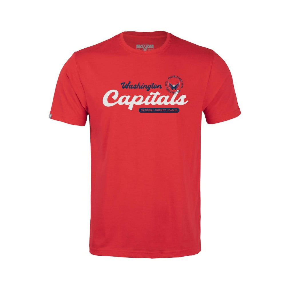 NHL Red Washington Capitals Levelwear Youth Little Richmond Monument T-Shirt