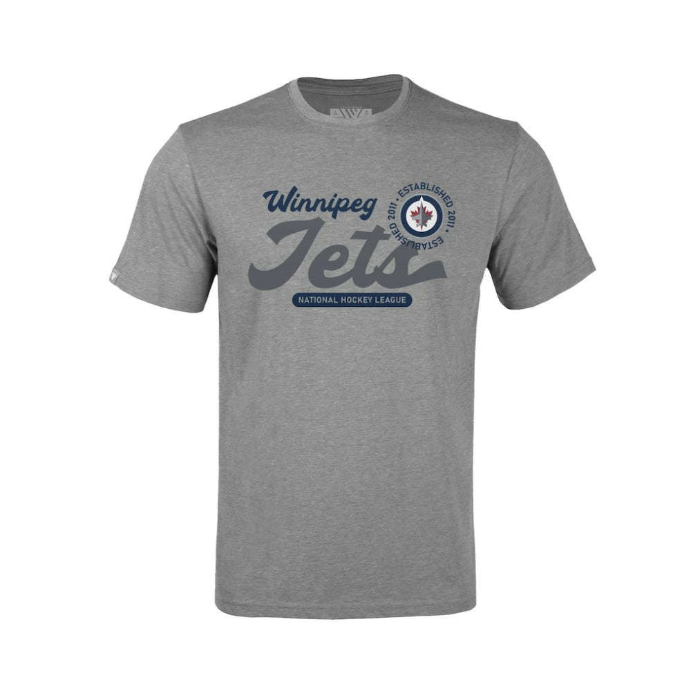 NHL Gray Winnipeg Jets Levelwear Youth Little Richmond Monument T-Shirt