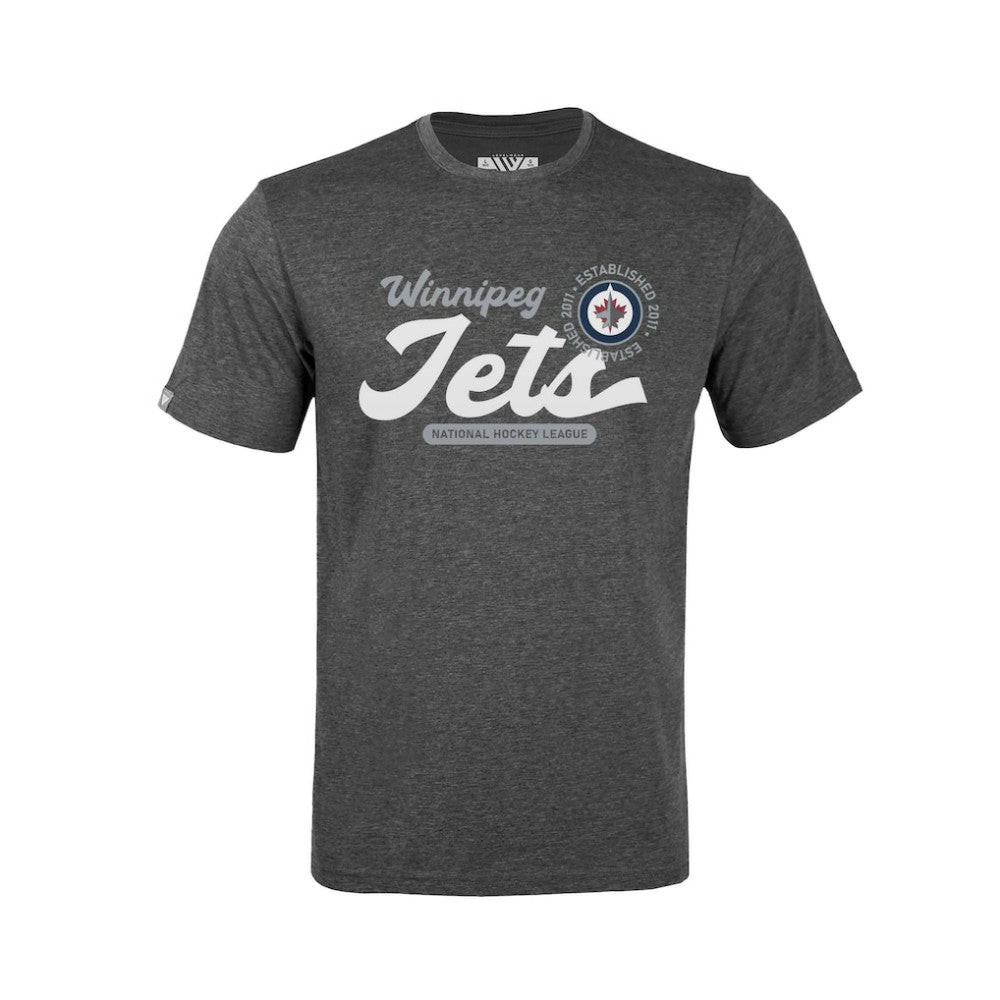 NHL Gray Winnipeg Jets Levelwear Youth Little Richmond Monument T-Shirt