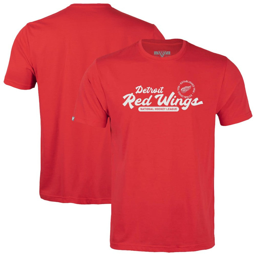 NHL Red Detroit Red Wings Levelwear Youth Little Richmond Monument T-Shirt