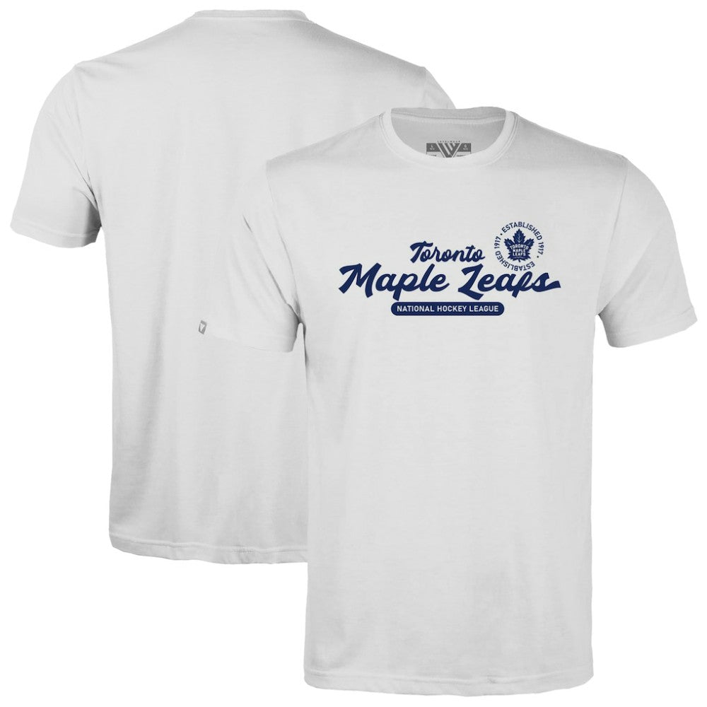 NHL White Toronto Maple Leafs Levelwear Youth Little Richmond Monument T-Shirt