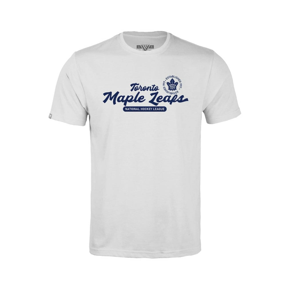 NHL White Toronto Maple Leafs Levelwear Youth Little Richmond Monument T-Shirt