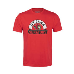 NHL Red Ottawa Senators Levelwear Youth Little Richmond Banner Arch T-Shirt