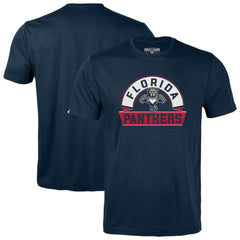 NHL Navy Florida Panthers Levelwear Youth Little Richmond Banner Arch T-Shirt