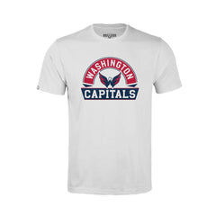 NHL White Washington Capitals Levelwear Youth Little Richmond Banner Arch T-Shirt