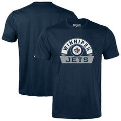 NHL Navy Winnipeg Jets Levelwear Youth Little Richmond Banner Arch T-Shirt