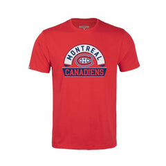 NHL Red Montreal Canadiens Levelwear Youth Little Richmond Banner Arch T-Shirt