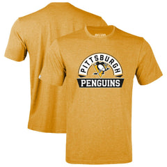 NHL Gold Pittsburgh Penguins Levelwear Youth Little Richmond Banner Arch T-Shirt