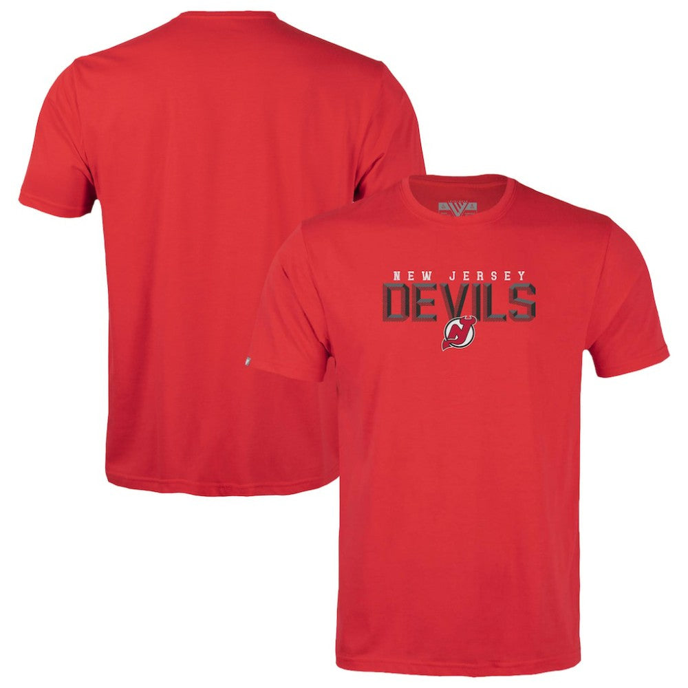 NHL Red New Jersey Devils Levelwear Youth Little Richmond Carve T-Shirt