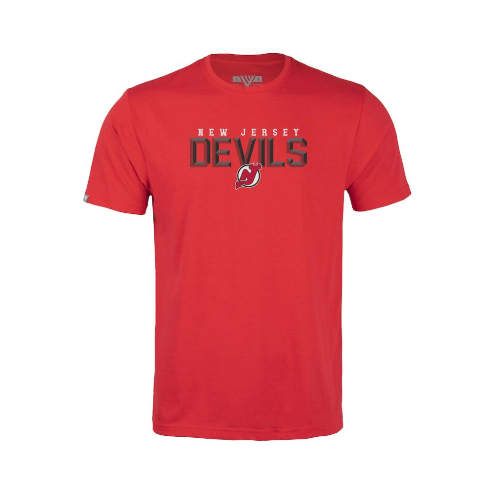 NHL Red New Jersey Devils Levelwear Youth Little Richmond Carve T-Shirt
