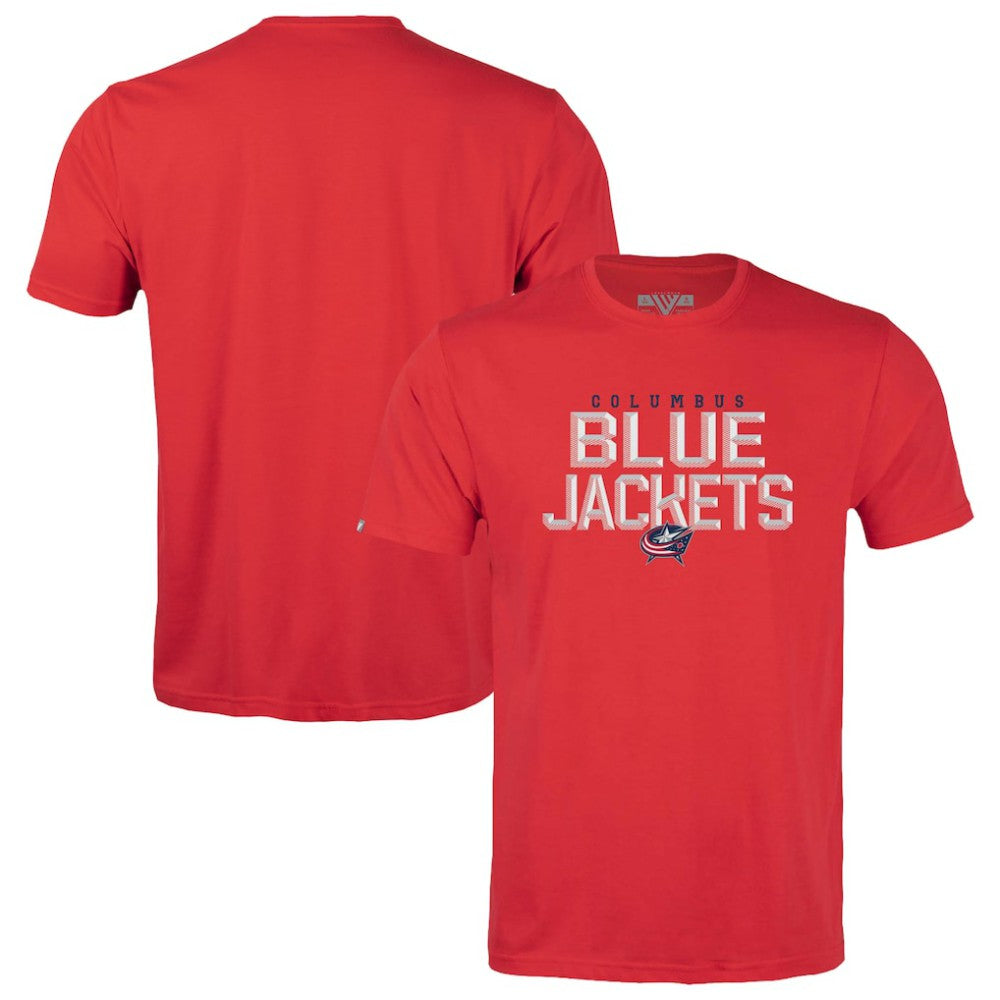 NHL Red Columbus Blue Jackets Levelwear Youth Little Richmond Carve T-Shirt