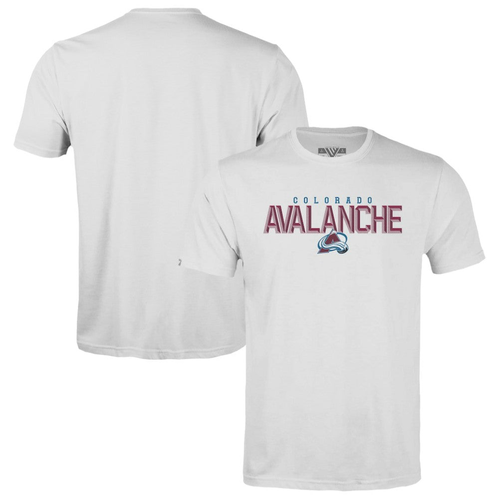 NHL White Colorado Avalanche Levelwear Youth Little Richmond Carve T-Shirt