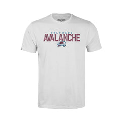NHL White Colorado Avalanche Levelwear Youth Little Richmond Carve T-Shirt