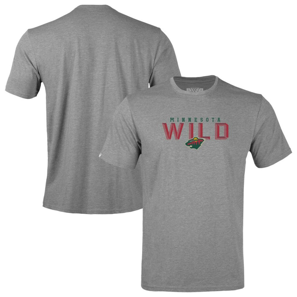 NHL Gray Minnesota Wild Levelwear Youth Little Richmond Carve T-Shirt