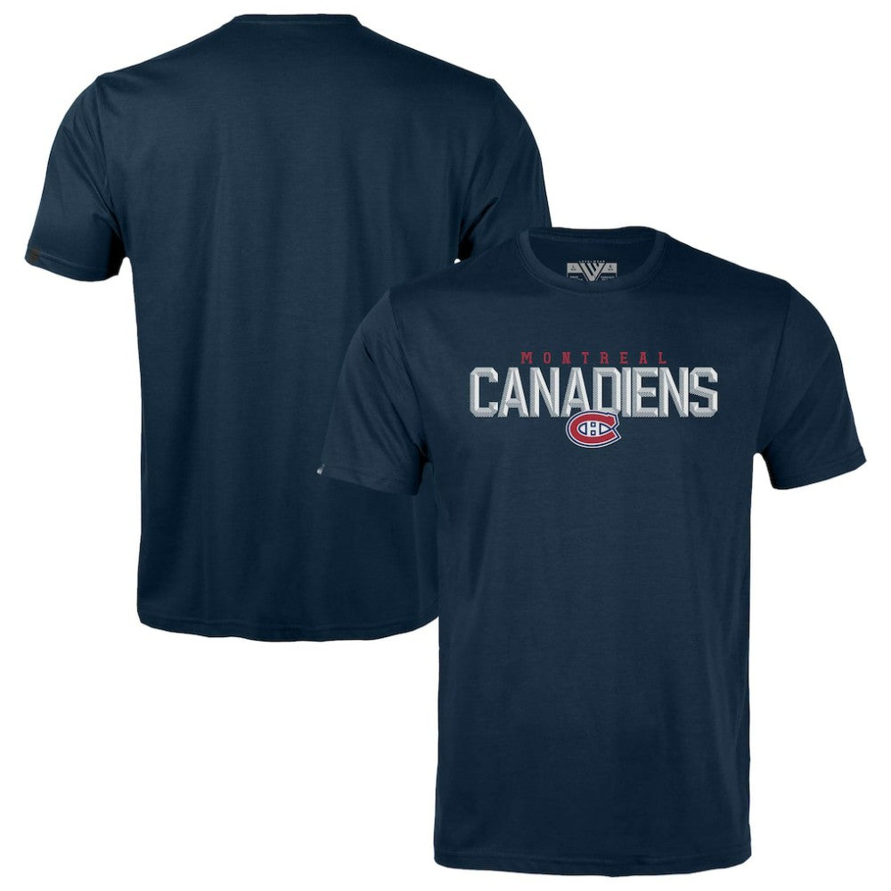 NHL Navy Montreal Canadiens Levelwear Youth Little Richmond Carve T-Shirt