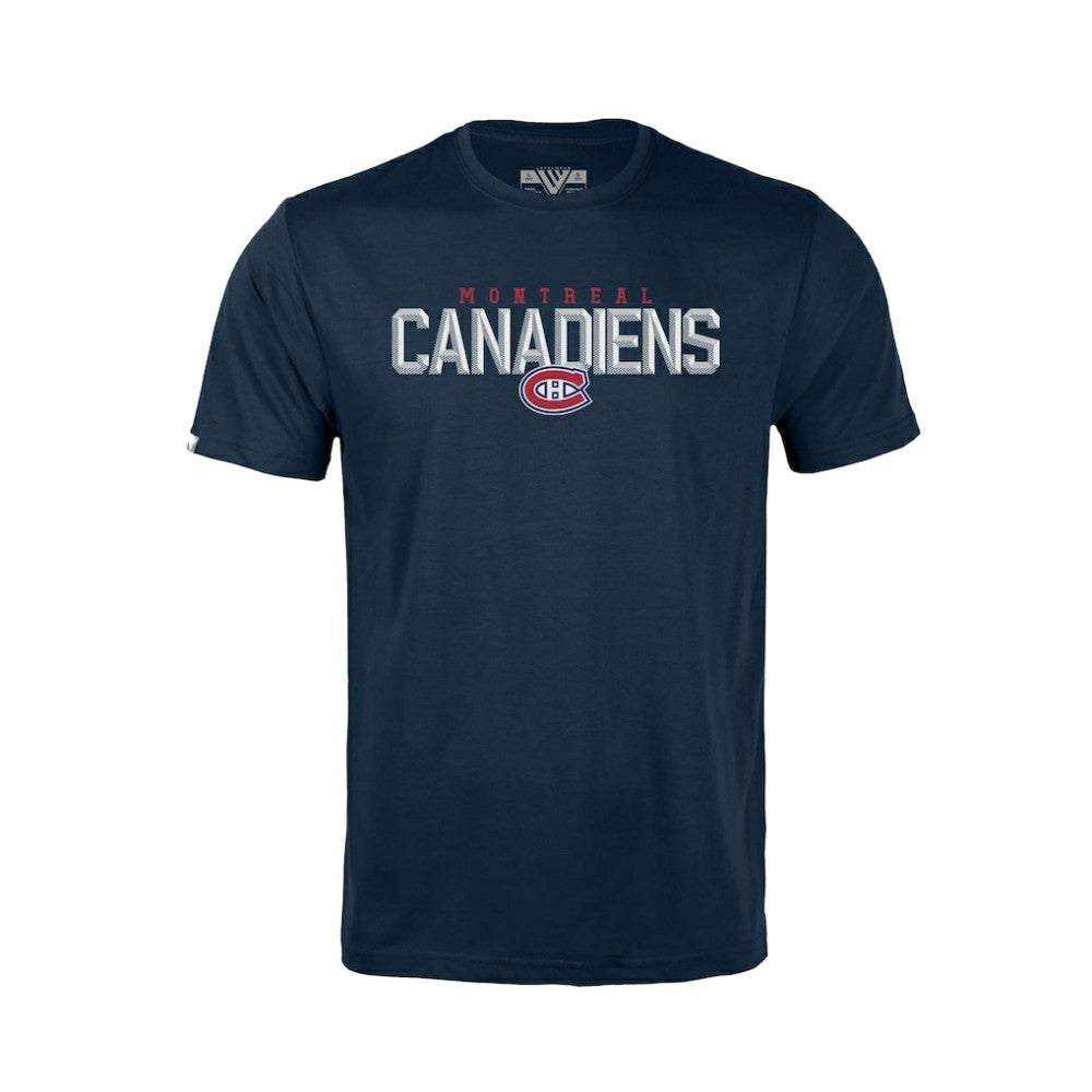 NHL Navy Montreal Canadiens Levelwear Youth Little Richmond Carve T-Shirt