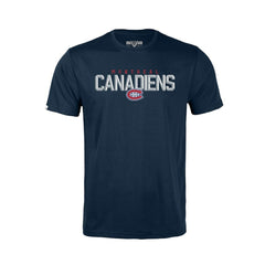 NHL Navy Montreal Canadiens Levelwear Youth Little Richmond Carve T-Shirt
