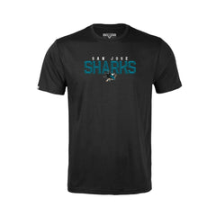 NHL Black San Jose Sharks Levelwear Youth Little Richmond Carve T-Shirt