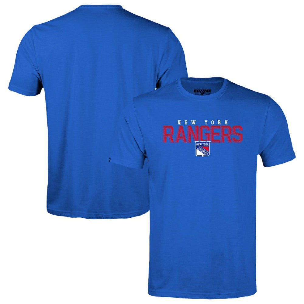 NHL Royal New York Rangers Levelwear Youth Little Richmond Carve T-Shirt