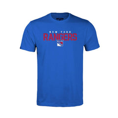 NHL Royal New York Rangers Levelwear Youth Little Richmond Carve T-Shirt