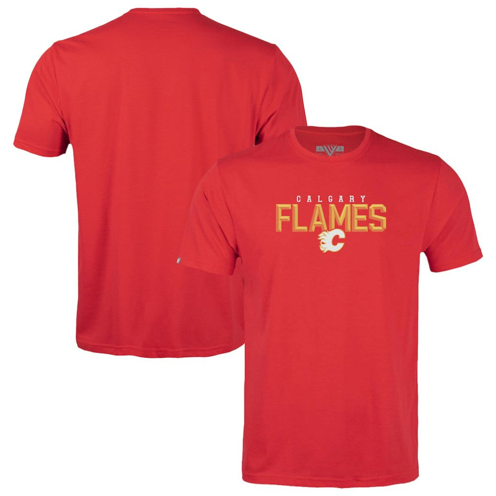 NHL Red Calgary Flames Levelwear Youth Little Richmond Carve T-Shirt